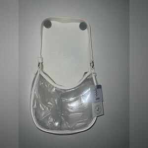 Francesca's Collections Clear Crossbody Bag NWT